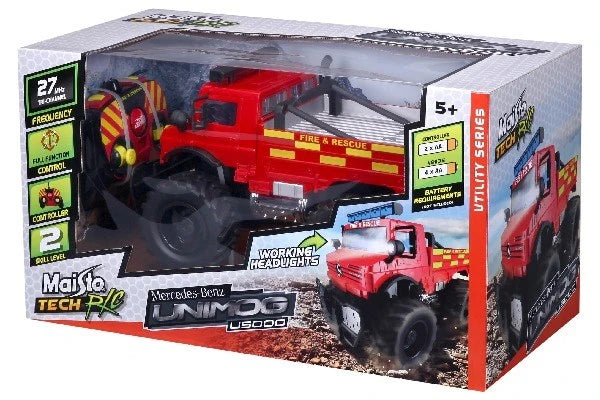 MAISTO R/C M-B U5000 Unimog (Fire Rescue) R/C 1:16 27Mhz