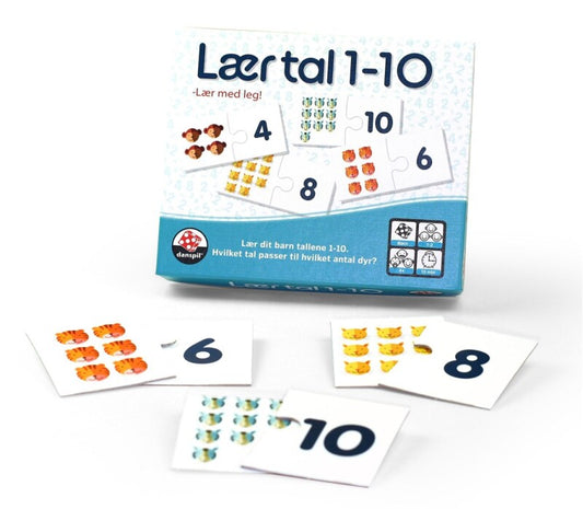Danspil Lær tal 1-10