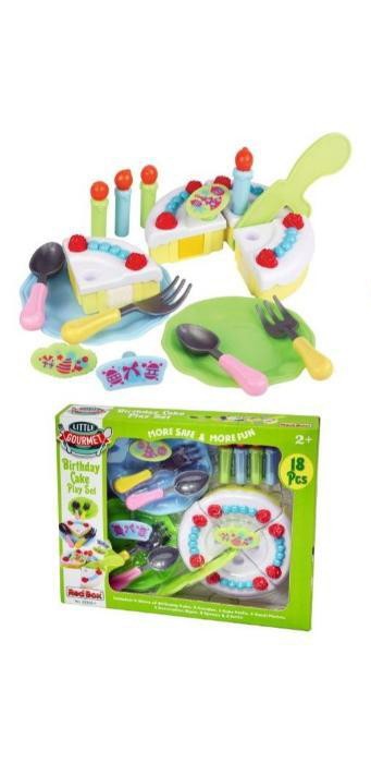 Legemad, lagkage m/velcro