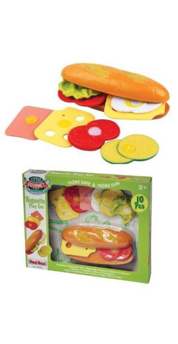 Legemad, baguette m/velcro
