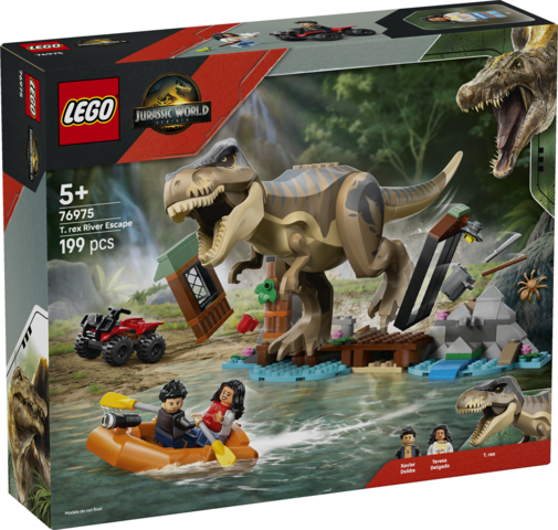 LEGO Jurassic World Bådflugt fra T. rex 76975