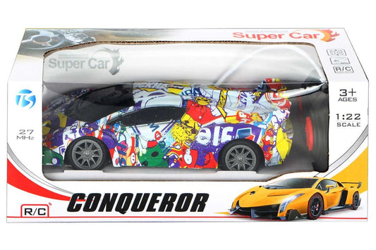 Graffiti Racing car R/C w/light 1:20, 27MHz