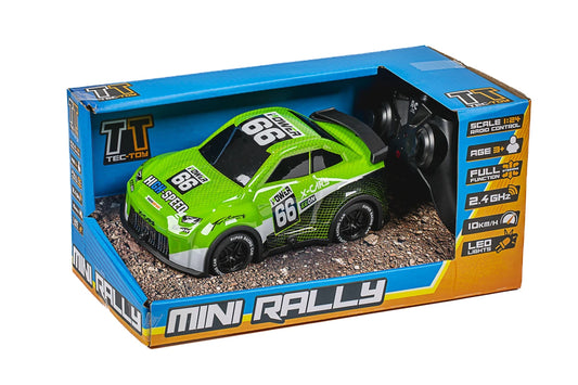 TEC-TOY Mini Rally R/C 1:24 2,4GHz w/light, green