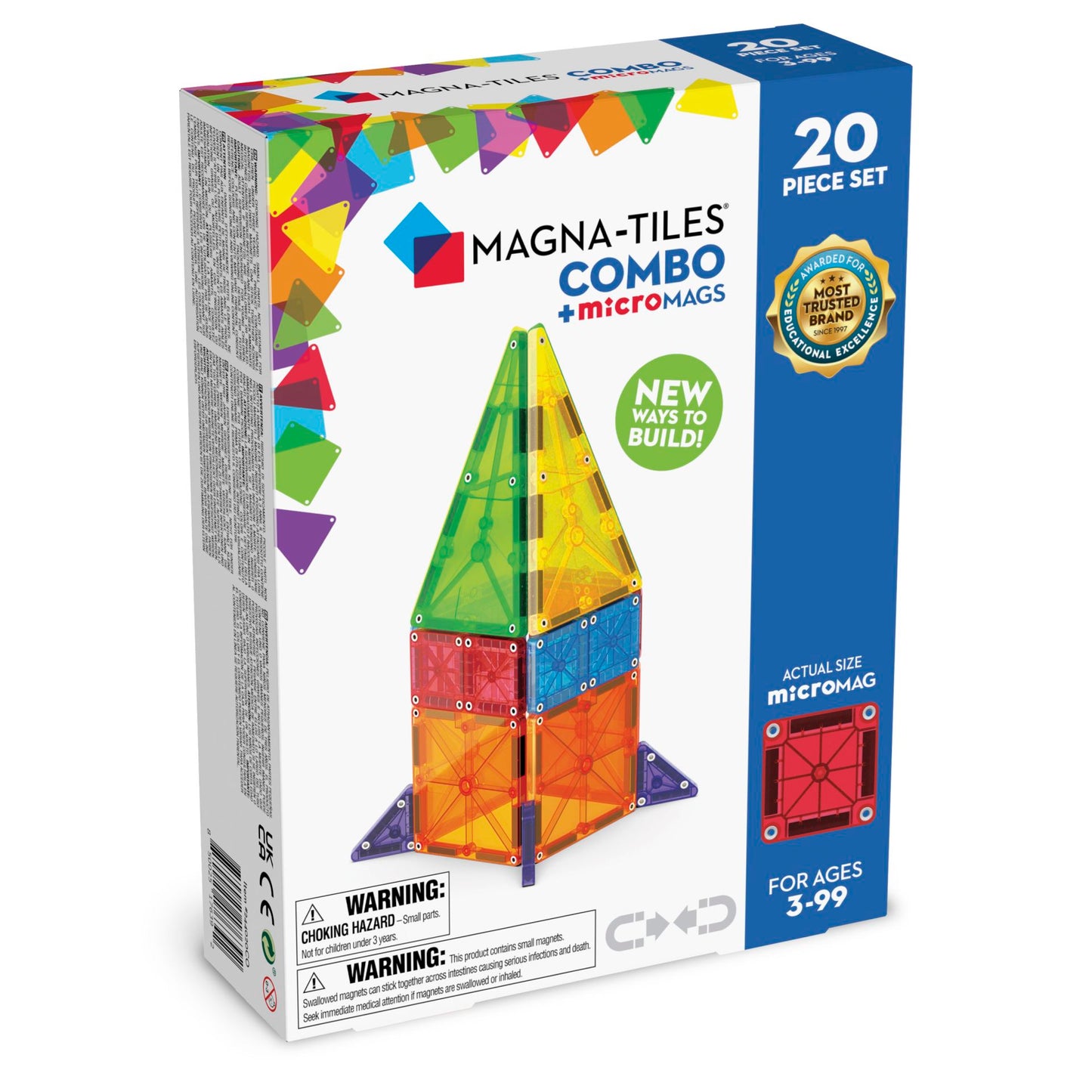 MAGNA-TILES microMAGS Kombi 20 stk