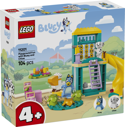 LEGO Bluey Sjov på legepladsen med Bluey og Chloe 11201