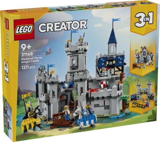 LEGO Creator Hesteriddernes middelalderborg 31168