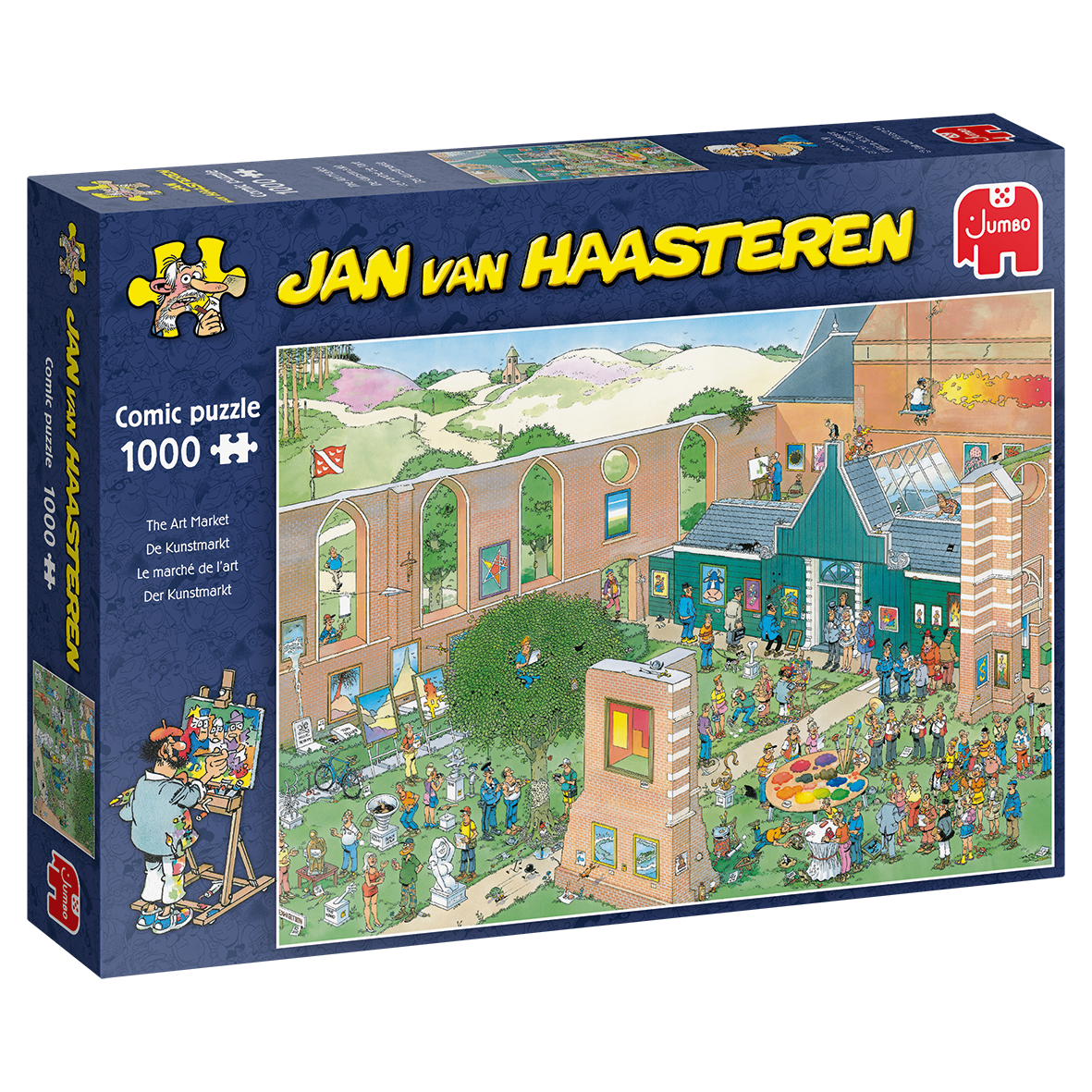 Jan Van Haasteren - The Art Market - 1000 Brikker