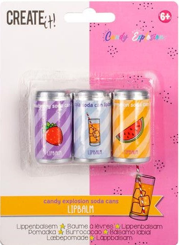 Create It! Candy Lippenbalsem – 3-Pack