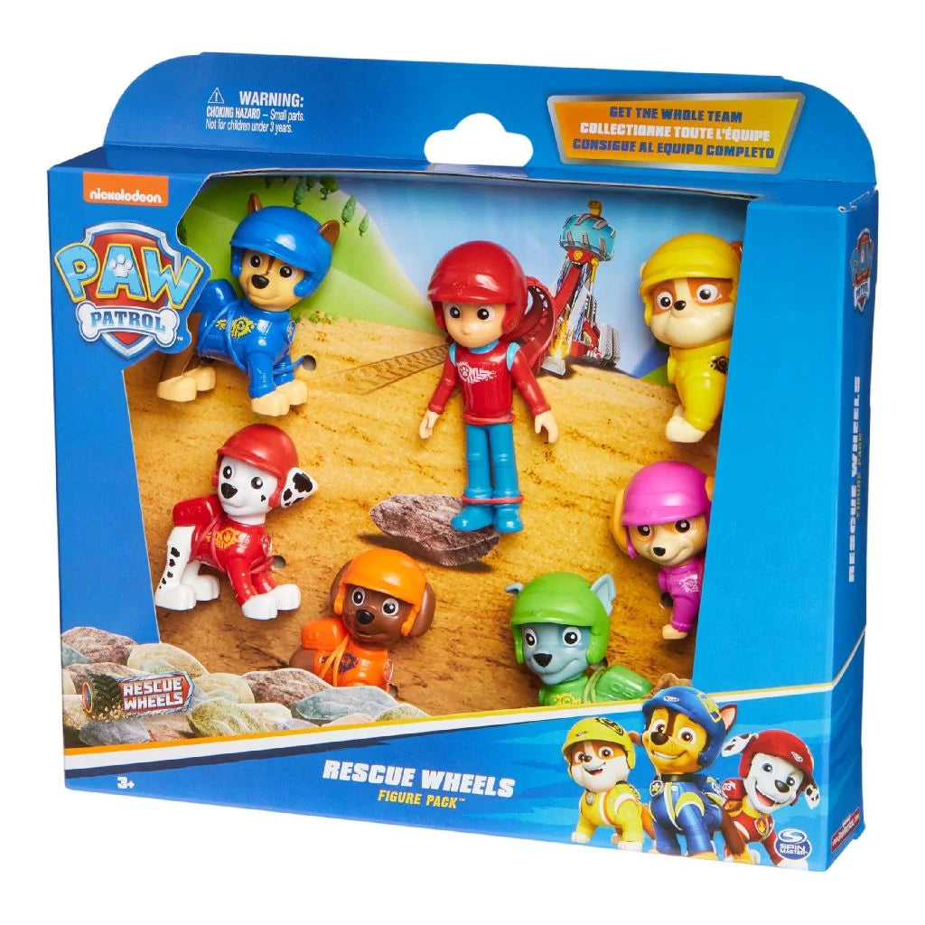 Paw Patrol Rescue Wheels 7 figurer gavepakke