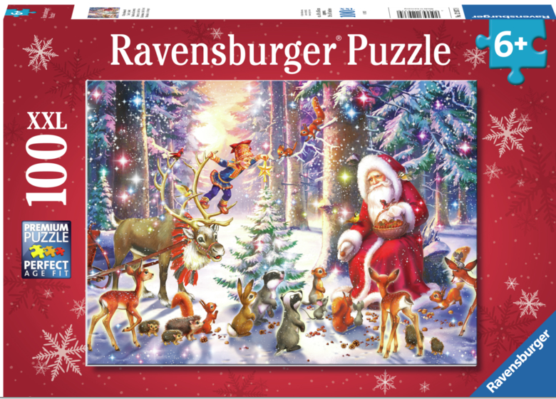 Ravensburger Puslespil Jul i skoven 100 xxl Brikker