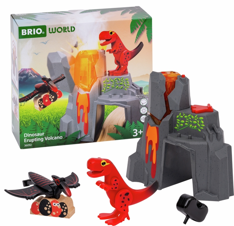 BRIO Aktiv vulkan med dinosaurer 36092