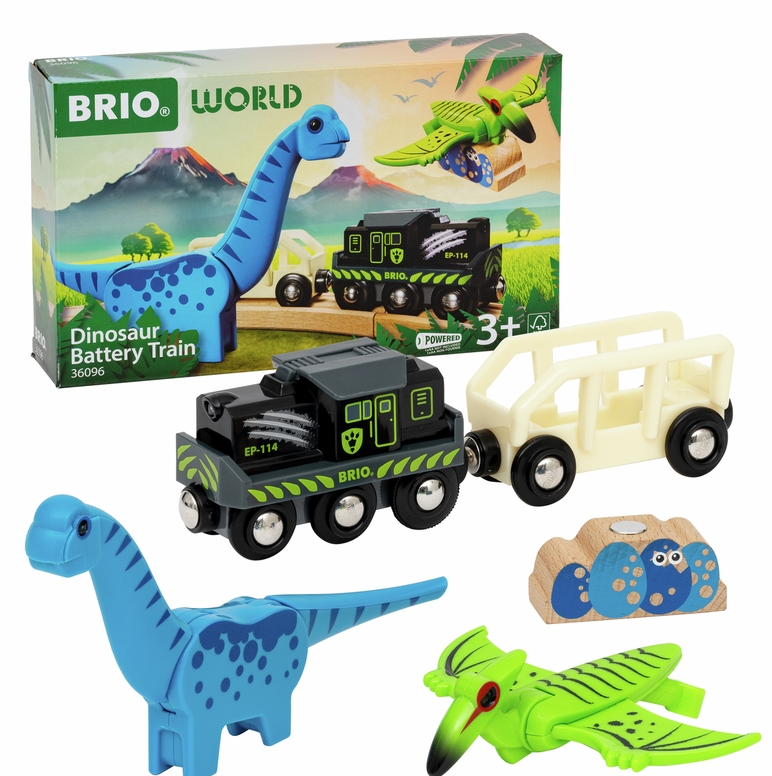 BRIO Batteridrevet tog med dinosaur 36096