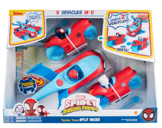 SPIDEY TEAM SPLIT RACER SFX