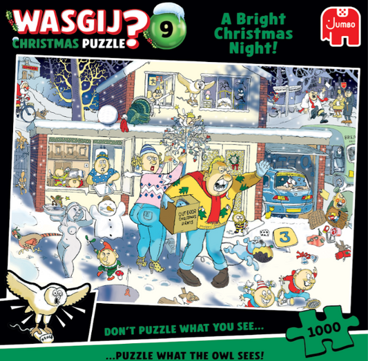 Wasgij Original Efteling - A Bright Christmas Night 1000 Brikker