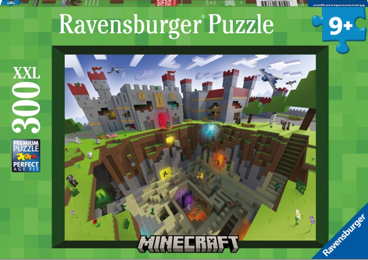 Ravensburger Puslespil Minecraft Cutaway 300 Brikker