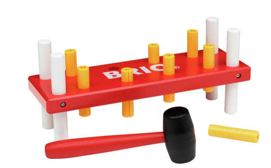 BRIO Hammerbræt, rødt 30525