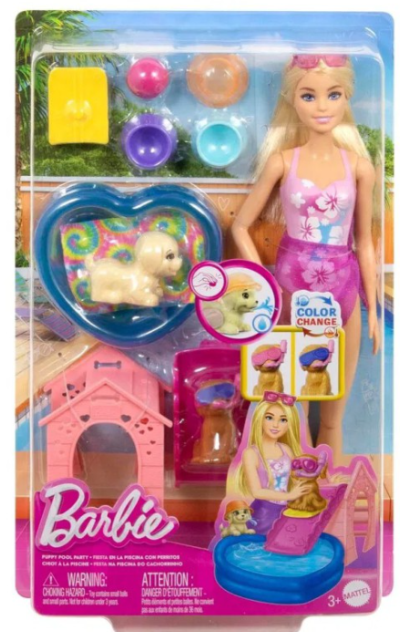 Barbie – Hvalpe Pool Party (Aloha Blondine)
