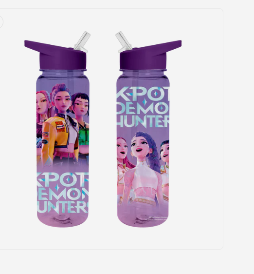 KPop Demon Hunters vandflaske, plastik