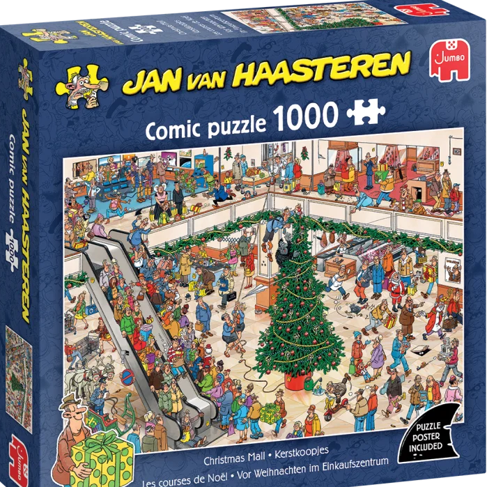 Jan Van Haasteren Christmas Mall 1000 brikker