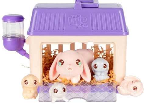 Little Live Pets mor kanin med sine små kaninunger