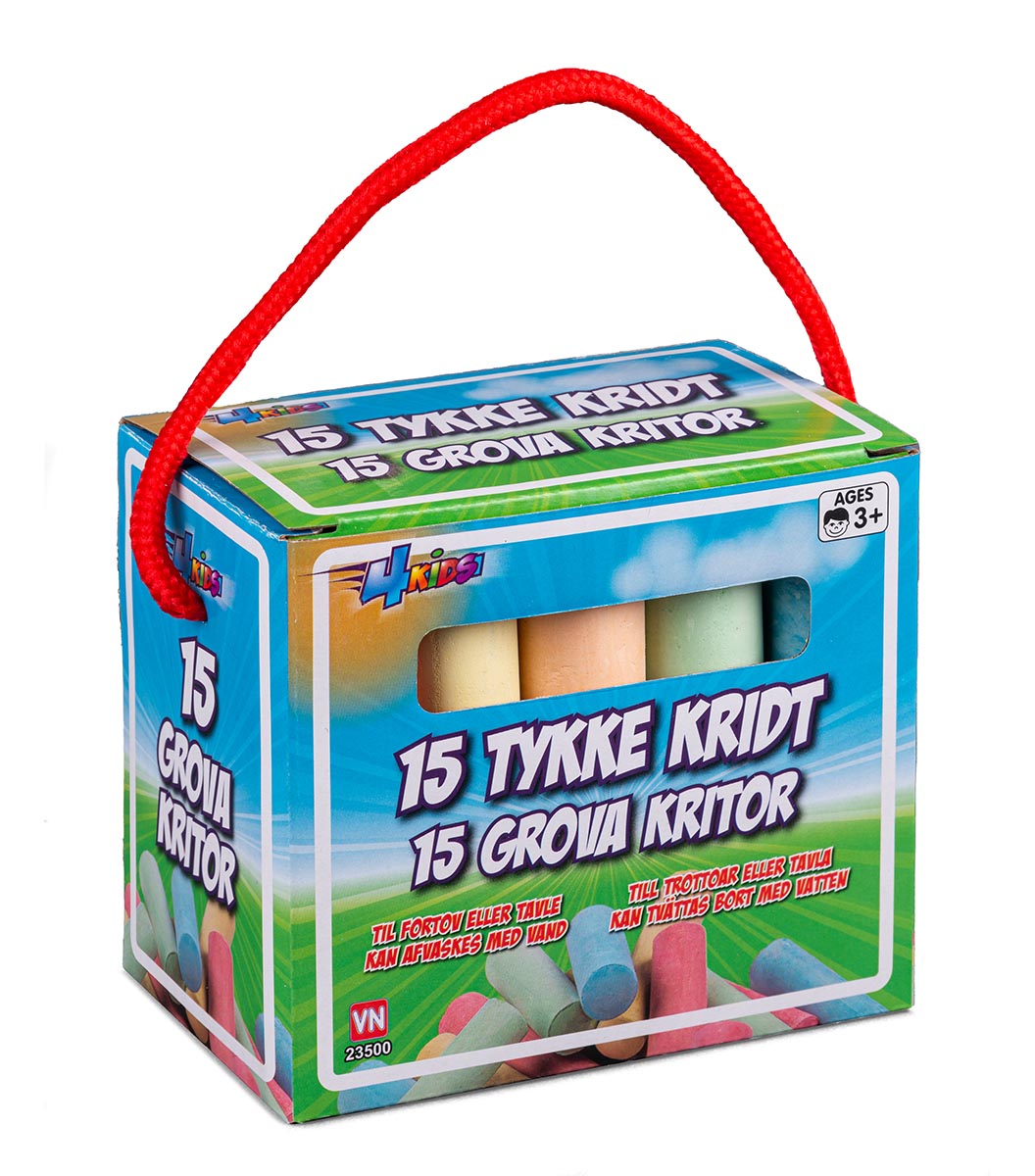 4-KIDS 15 TYKKRIDT FARVET