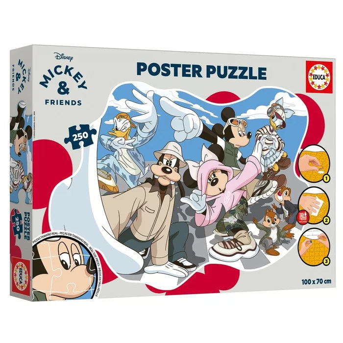 Educa Poster Puzzle Mickey & Friends 250 brikker