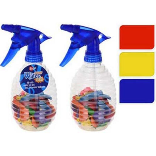 Sprøjte 0,5 l til vandballoner inkl 100 vandballoner 3 ass