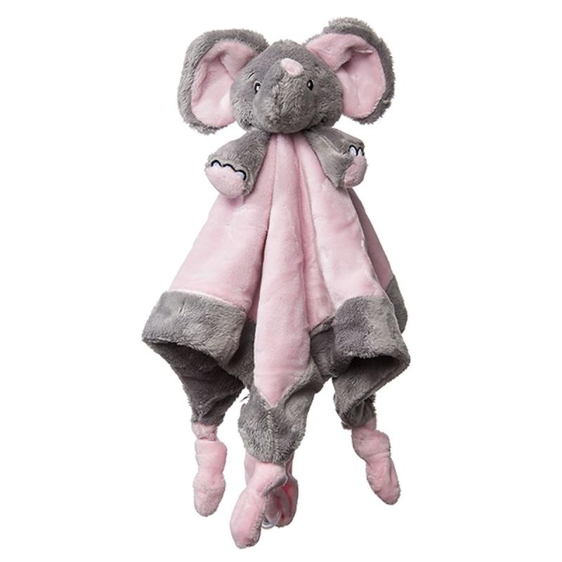 NUSSEKLUD ELEFANT ROSA 35X35CM MY TEDDY