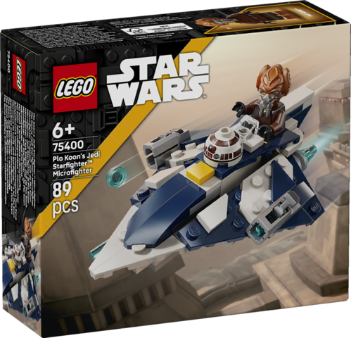 LEGO Star Wars  Microfighter-version af Plo Koons jedi-stjernejager 75400