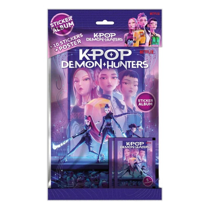 K-POP Stickers album + 2 pakker stickers