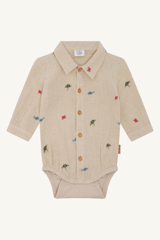 Hust and Claire body muslin ocean 86 cm