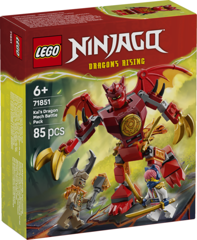 LEGO Ninjago Kais drage-mech – kamppakke 71851