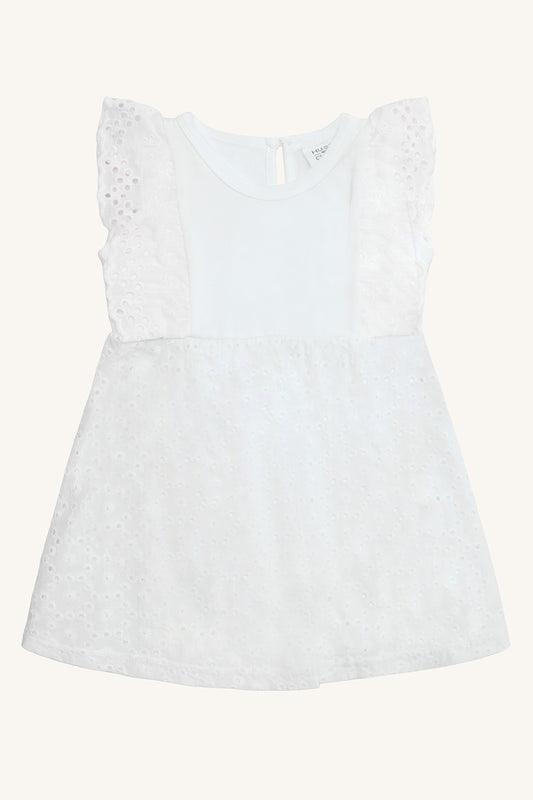 Hust and Claire kjole med Anglaise broderi 92 cm