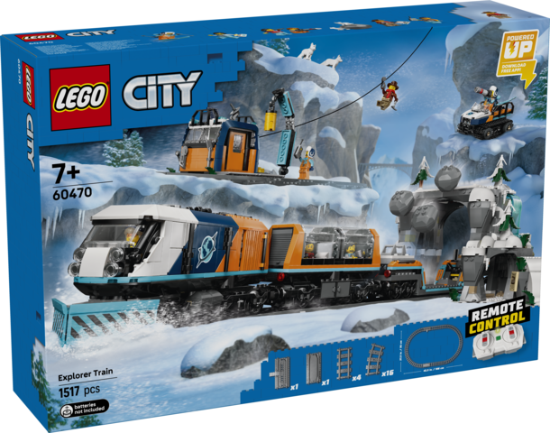 LEGO City Polarforskernes arktiske eksprestog 60470