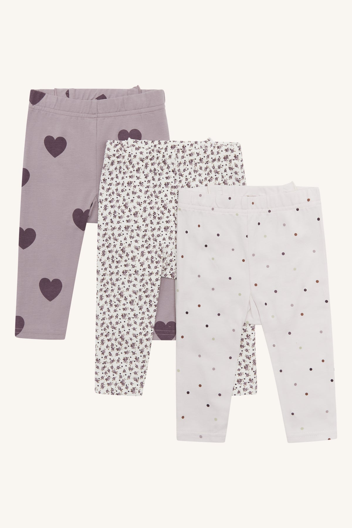 Hust and Claire 3 pk leggings 56 cm