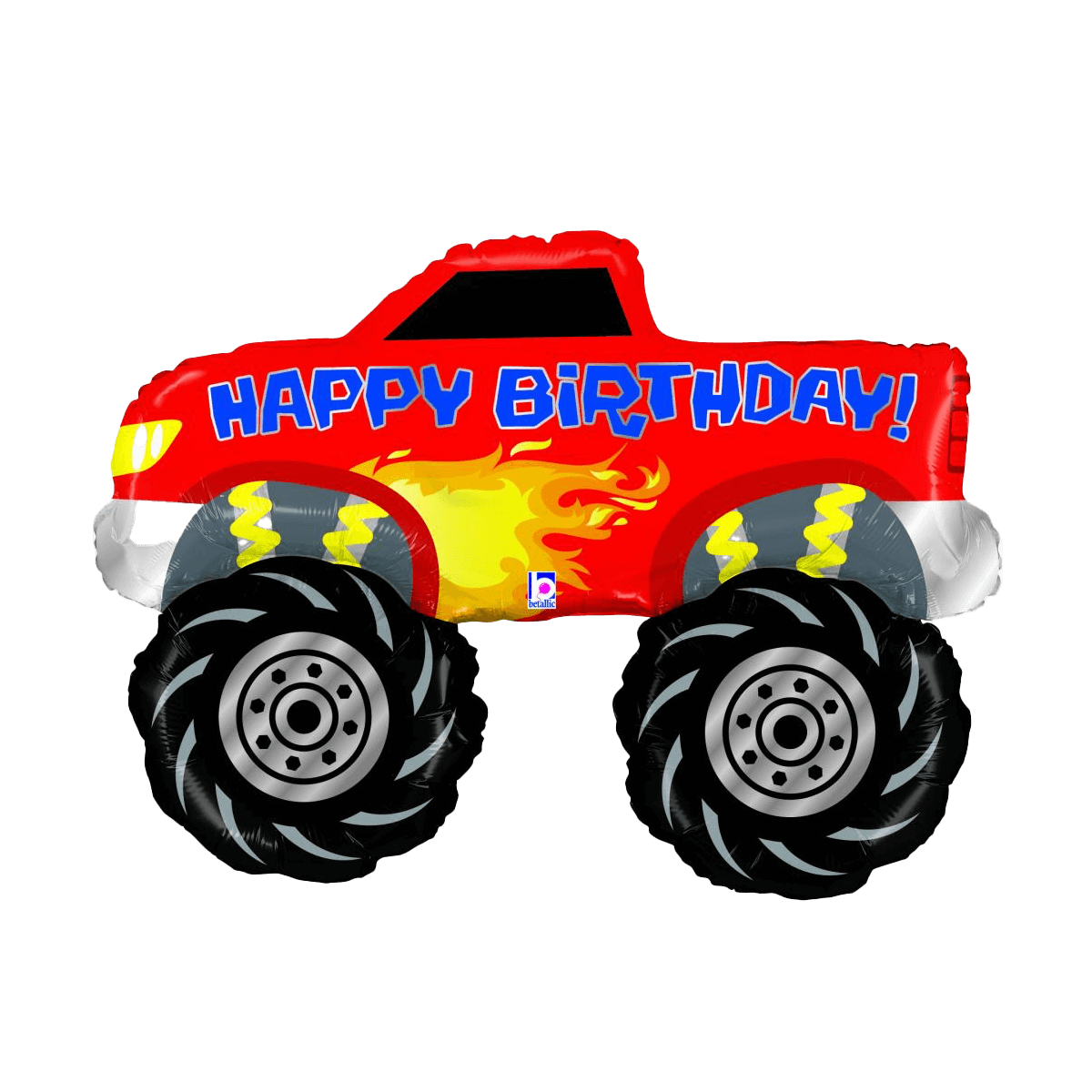 Monster Trucks happy birthday folie ballon