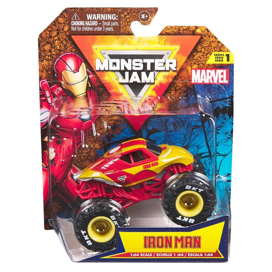 Monster Jam 1:64 Marvel Single Pack - Iron Man