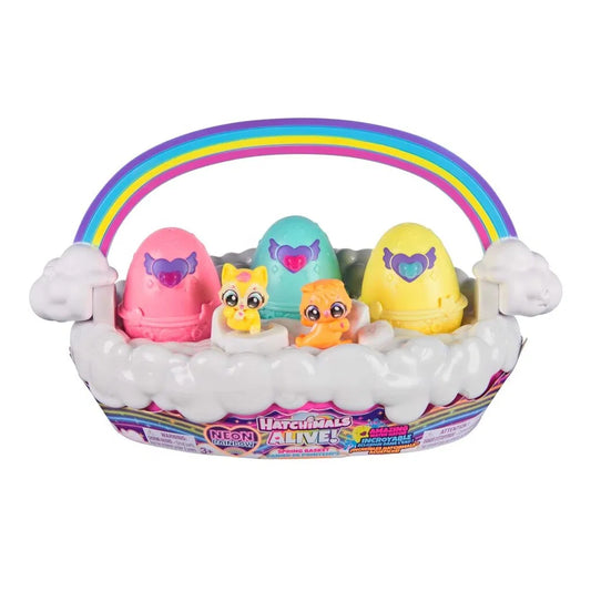 Hatchimals Alive Neon Regnbue Kurv