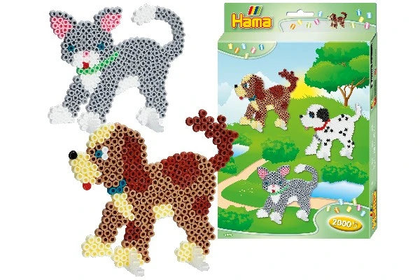 HAMA Hama midi ophængsæske Hunde og Kat