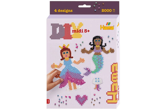 HAMA Hama midi ophængsæske prinsese og havfrue