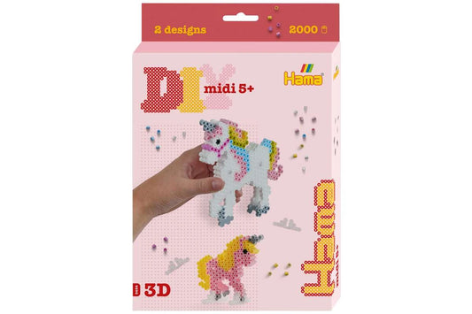 HAMA Hama midi ophængsæske enhjørninger 3D