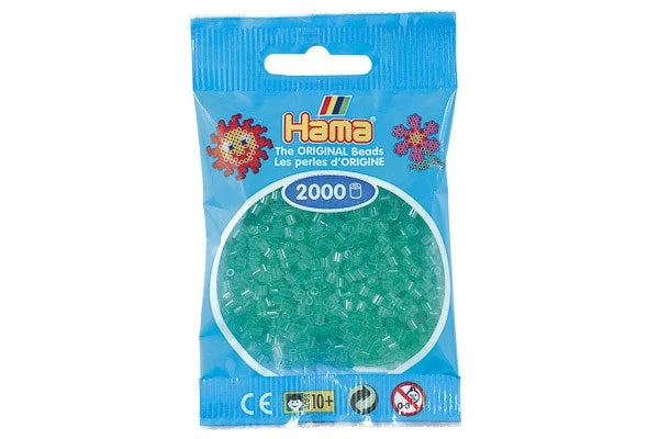 Hama mini perler grøn transparant 501-16