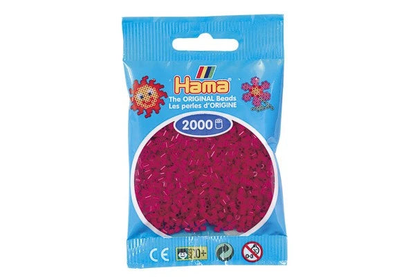 Hama mini perler vinrød 501-29