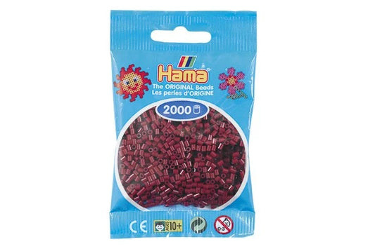 Hama mini perler bordeaux 501-30