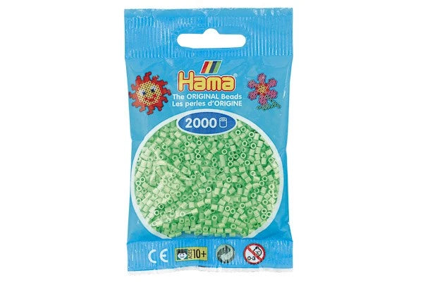 Hama mini perler pastel grøn 501-47