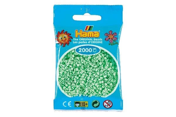 Hama mini perler pastel mint 501-98