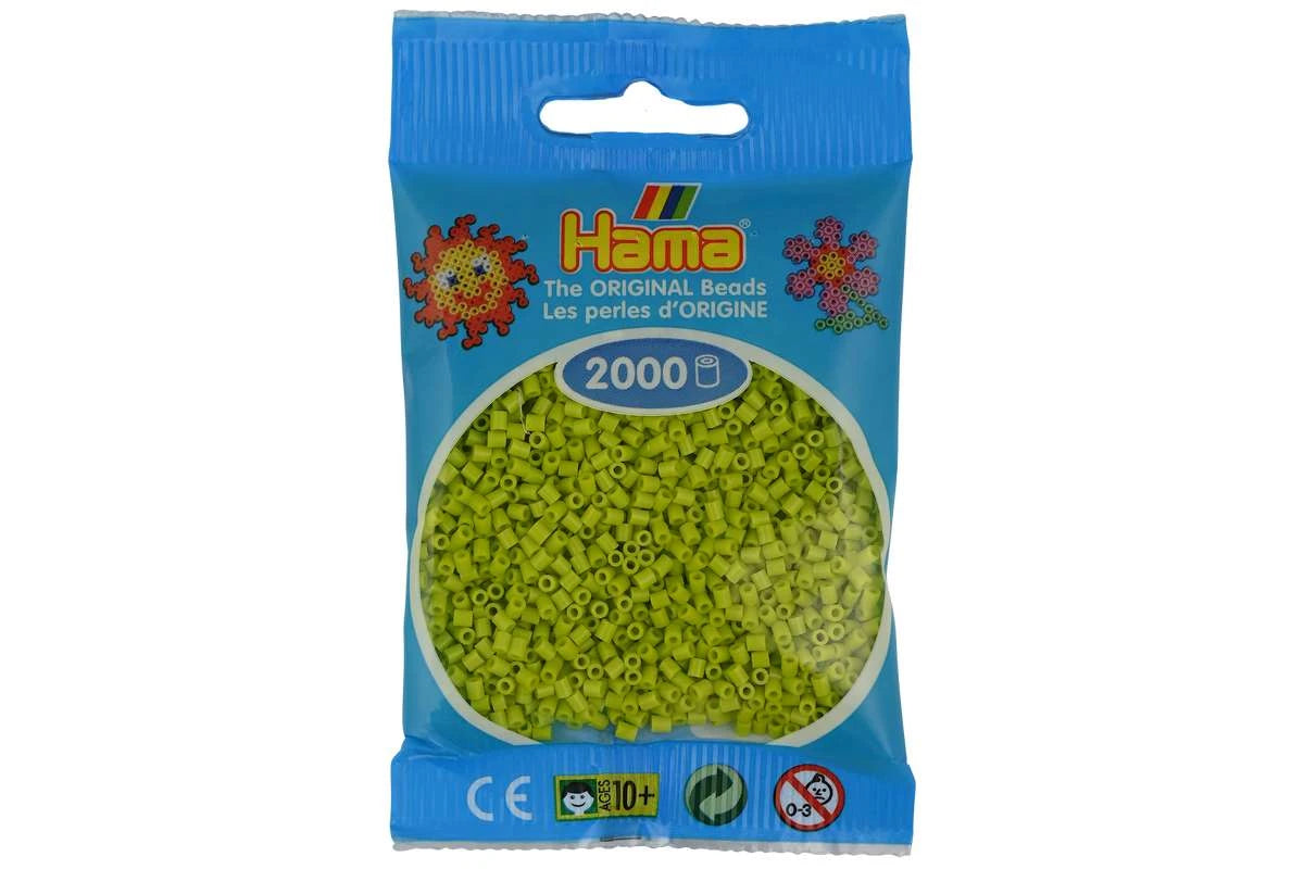 Hama mini perler lime 501-104