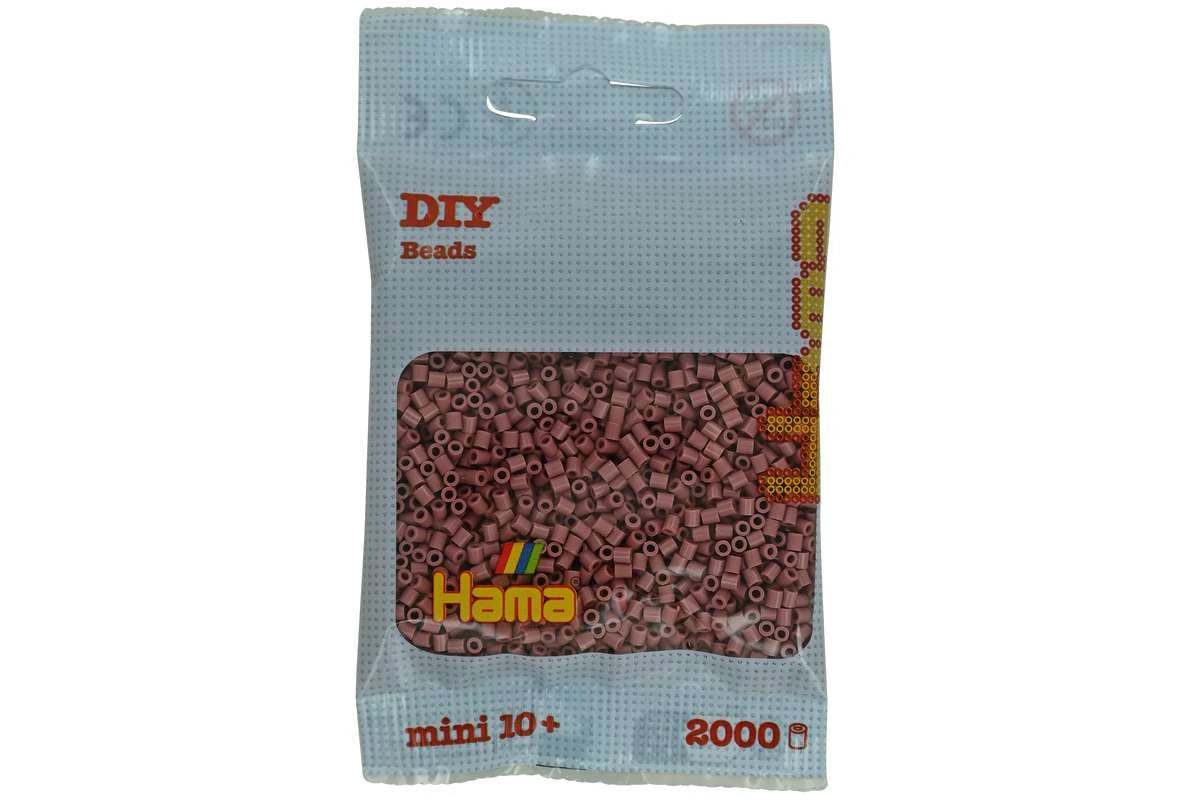 Hama mini perler 2000 stk mørk blush 501-111