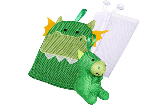 Badelegetøj/badehandske dino