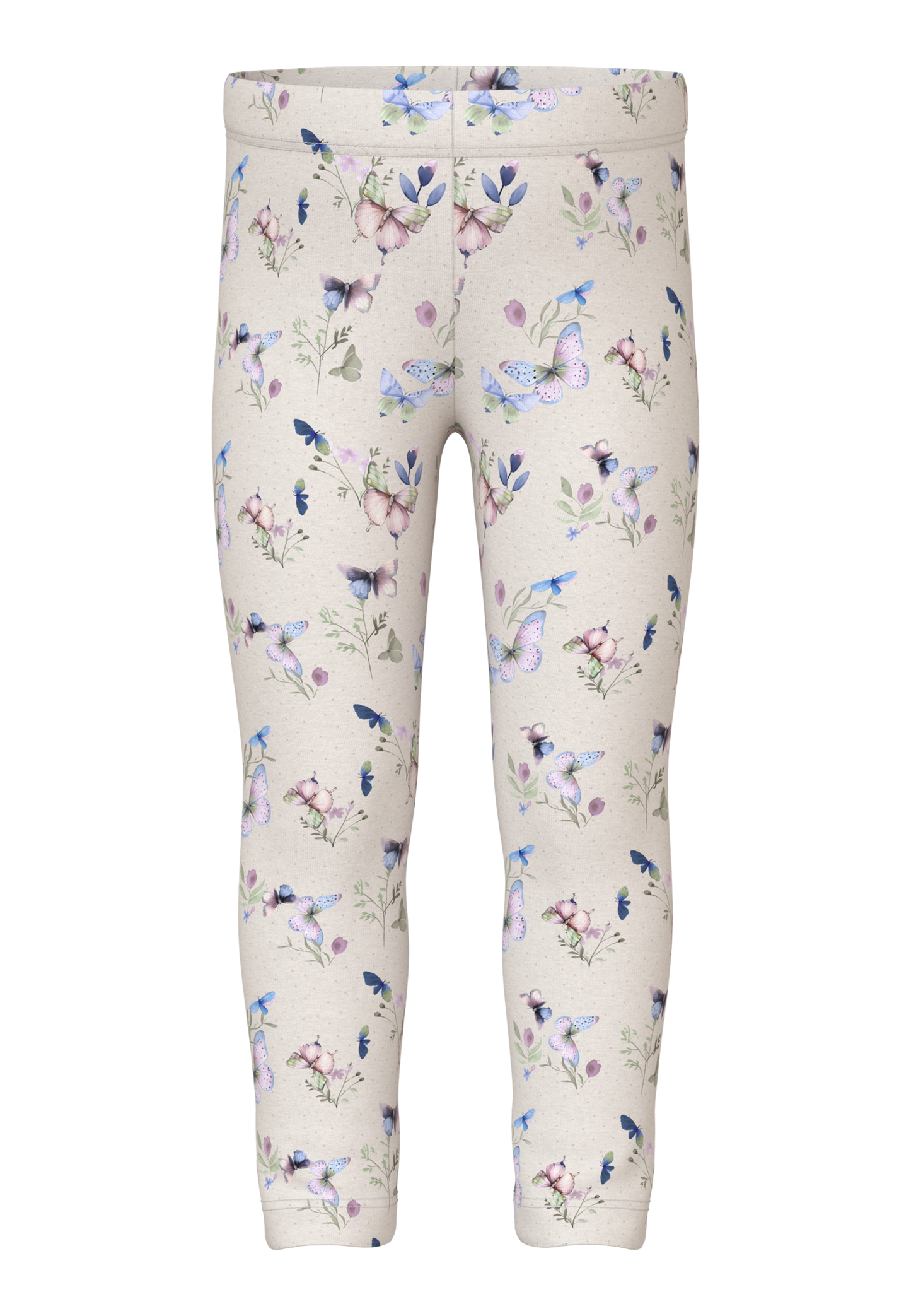 Name It Leggins med sommerfugle beige 92 cm